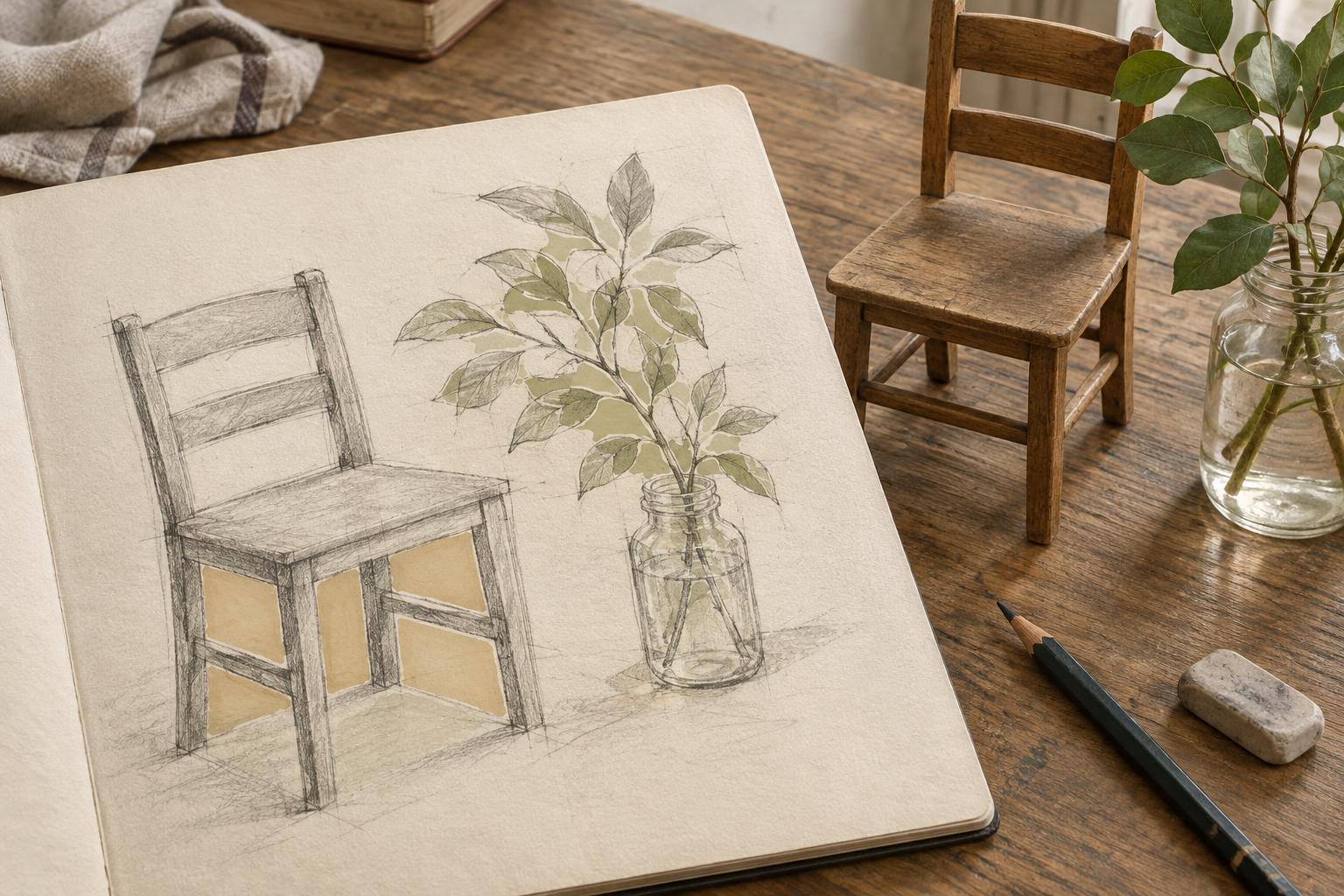 Using Negative Space to Check a Drawing’s Accuracy