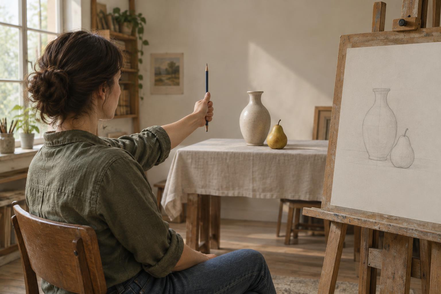 Measuring Proportions With a Pencil at Arm’s Length
