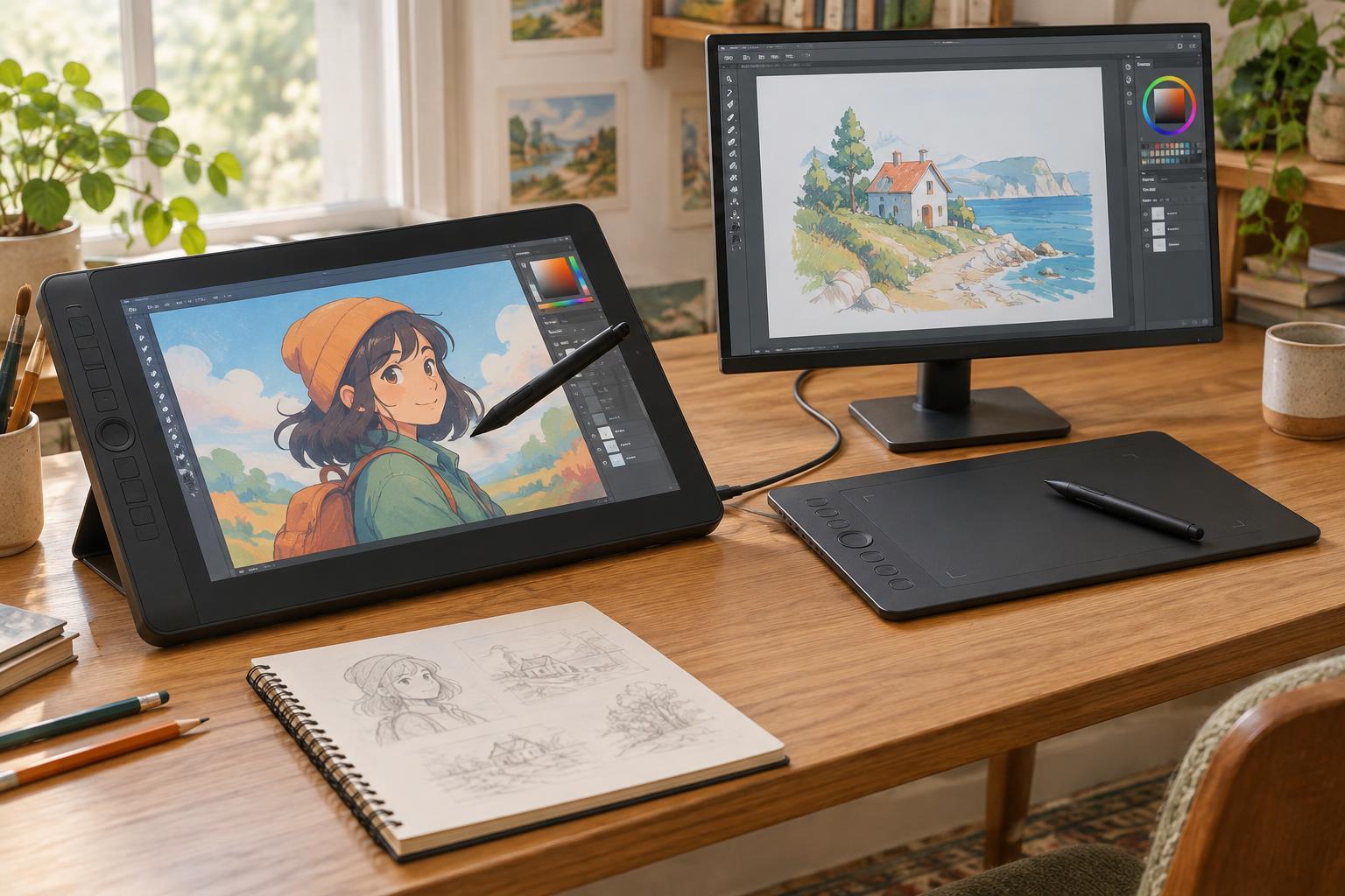 Screen Tablets vs Pen Tablets: Choosing a Digital Drawing Surface