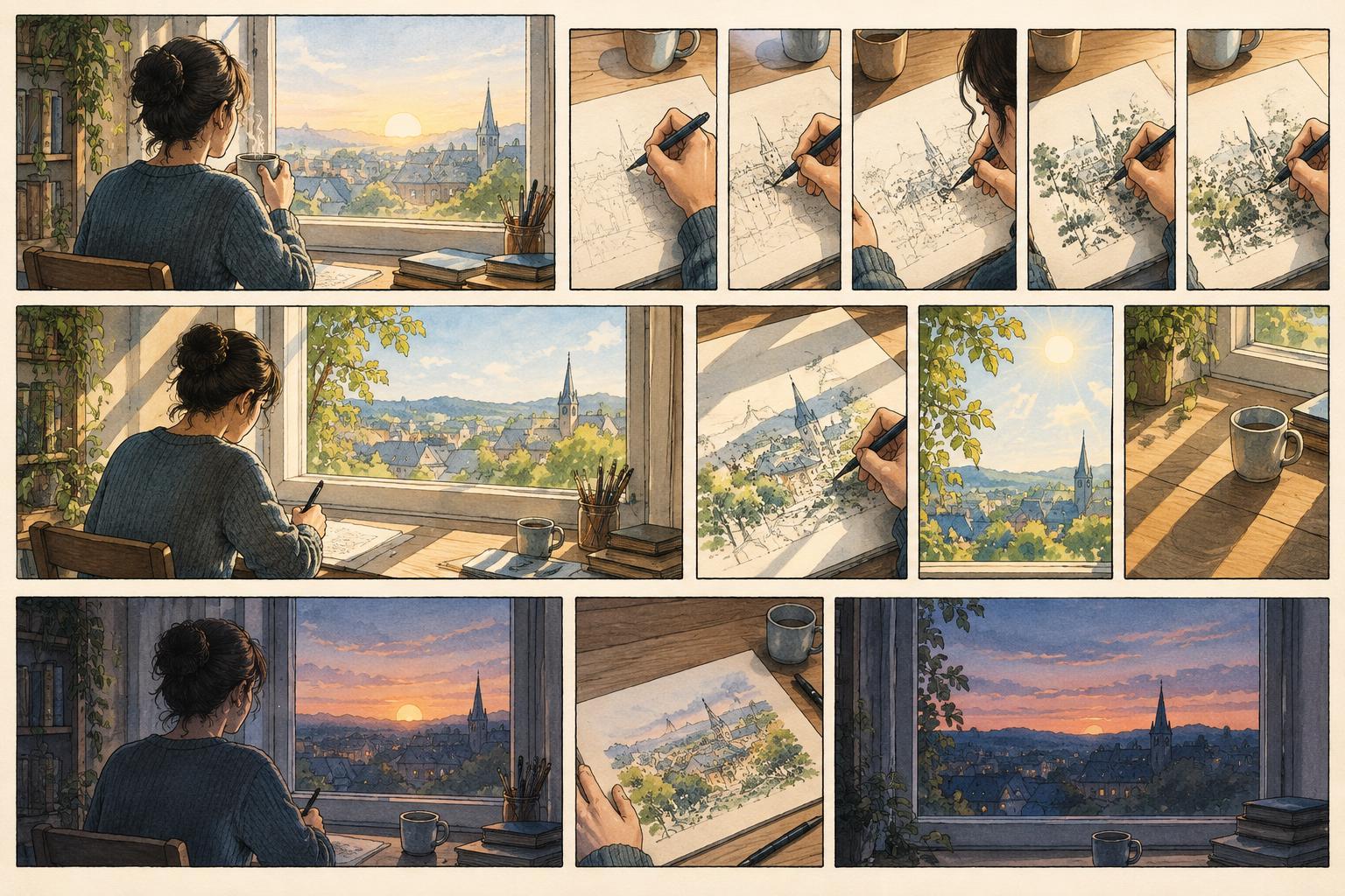 How to Show the Passage of Time in a Comic