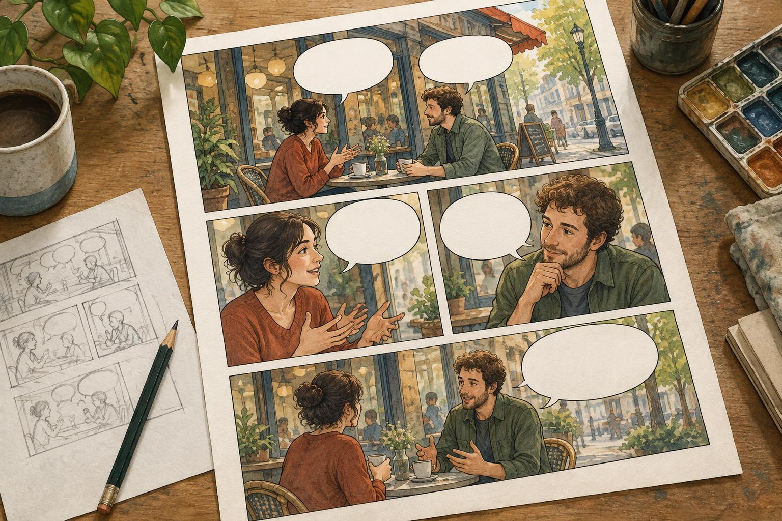 How to Place Speech Balloons Without Obscuring the Art