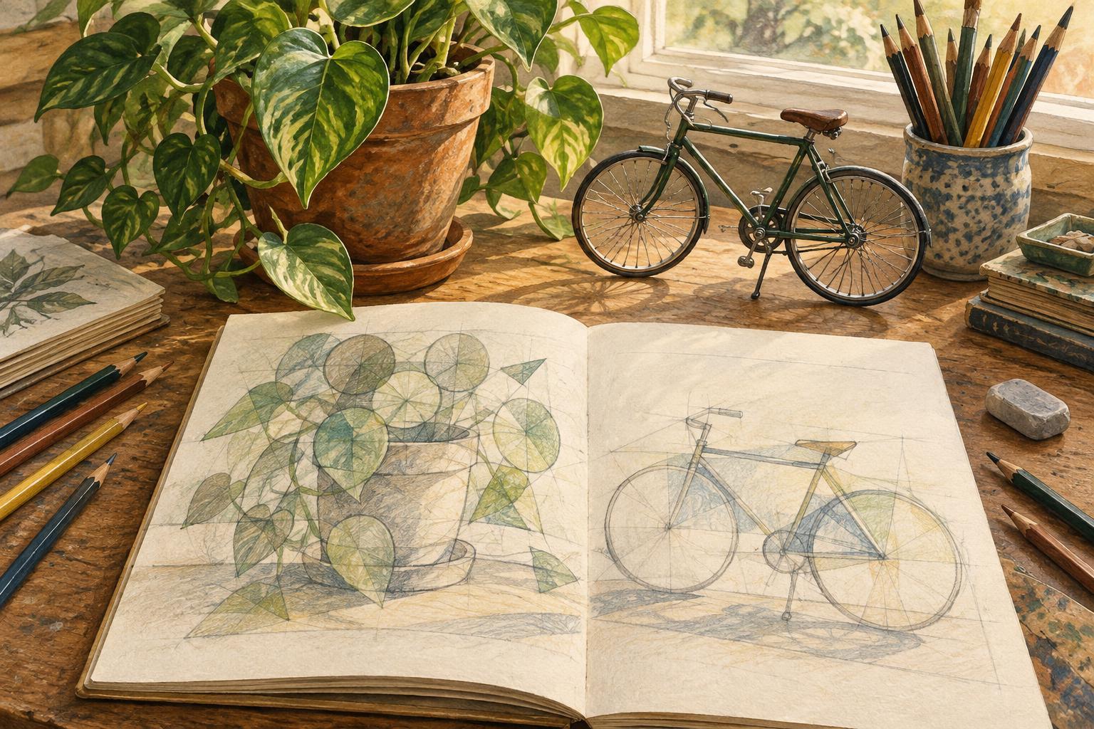 Seeing Basic Shapes in Complex Subjects