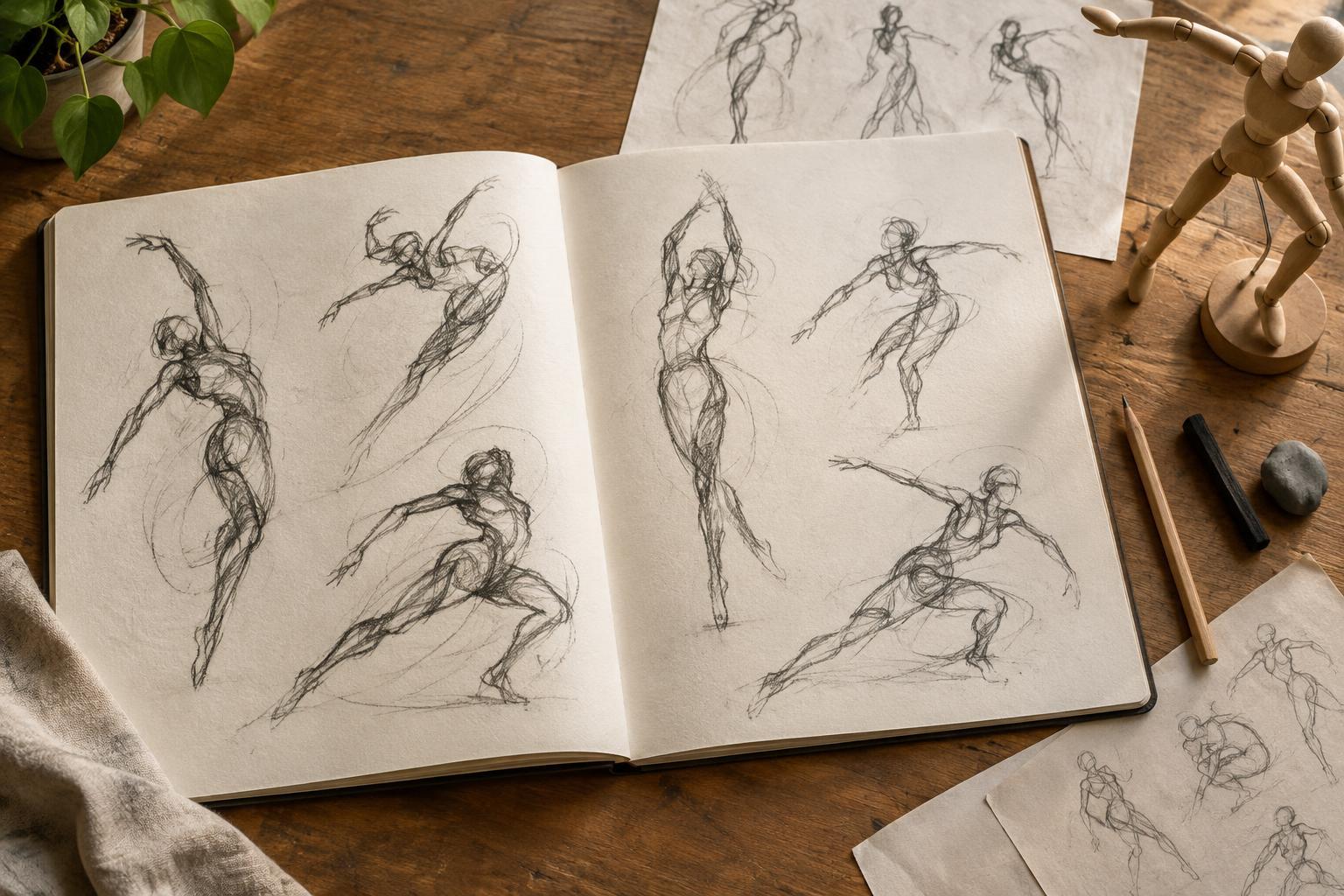Gesture Drawing for Pose and Movement